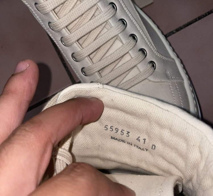 Rick Owens Vintage High Lido doeskin vans sneakers milk