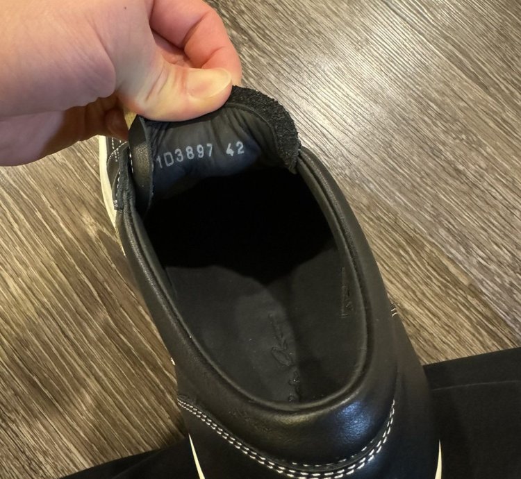 Rick Owens Vintage Leather Sneakers Sz 42