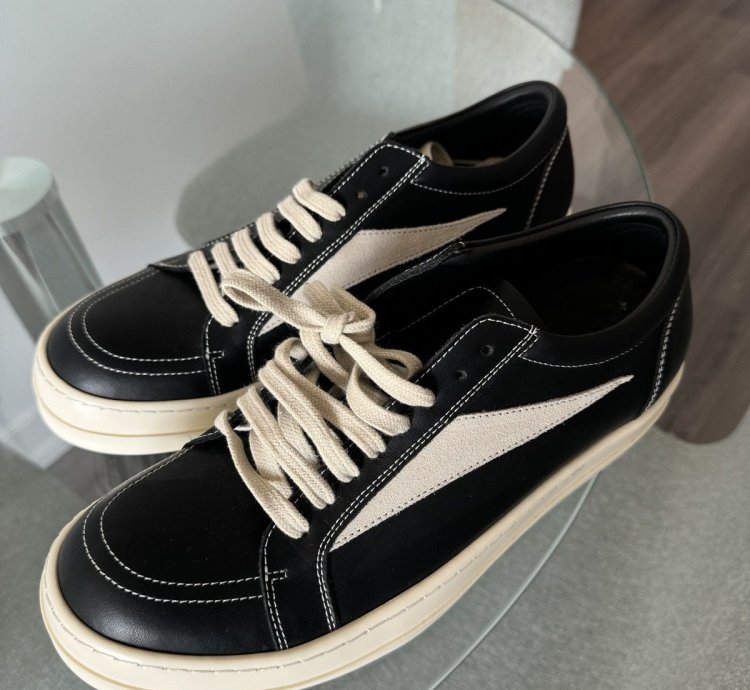 Rick Owens Vintage leather Sneakers Sz 44