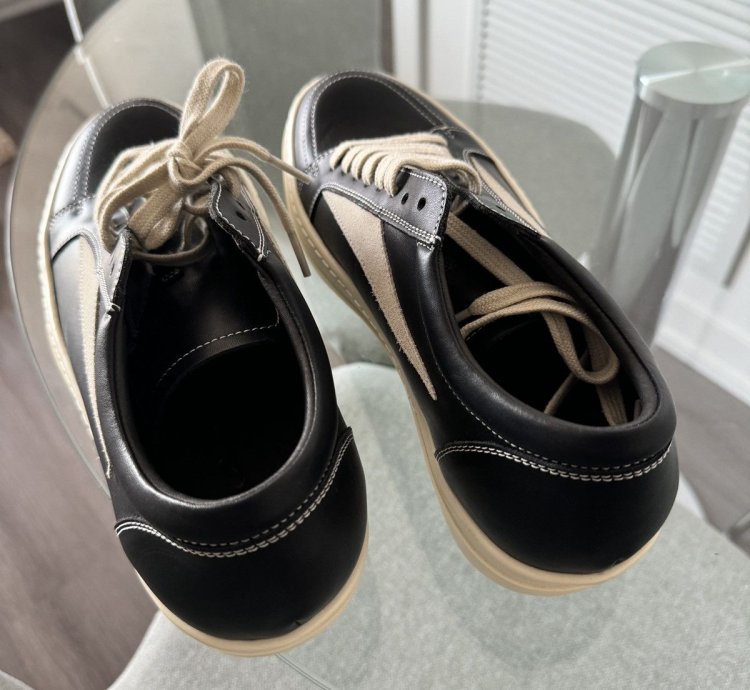 Rick Owens Vintage leather Sneakers Sz 44