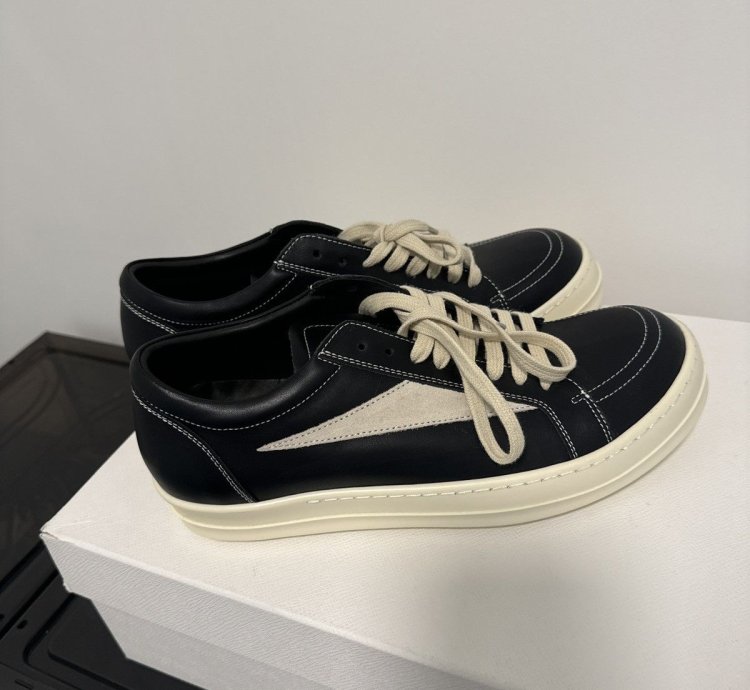 Rick Owens Vintage leather Sneakers Sz 44