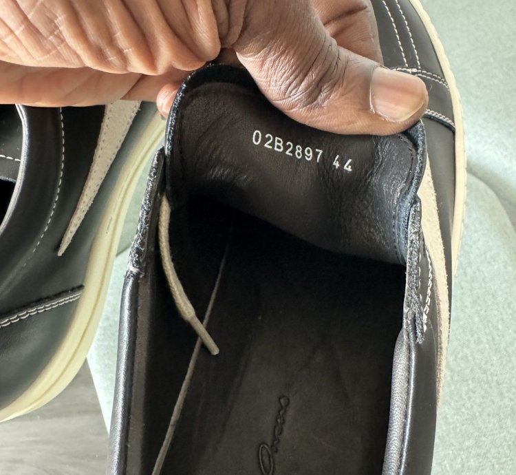 Rick Owens Vintage leather Sneakers Sz 44