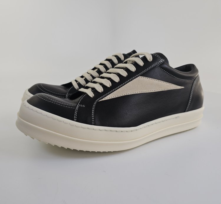 Rick Owens Vintage Porterville Black Sneakers New 42