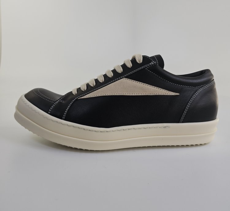 Rick Owens Vintage Porterville Black Sneakers New 42