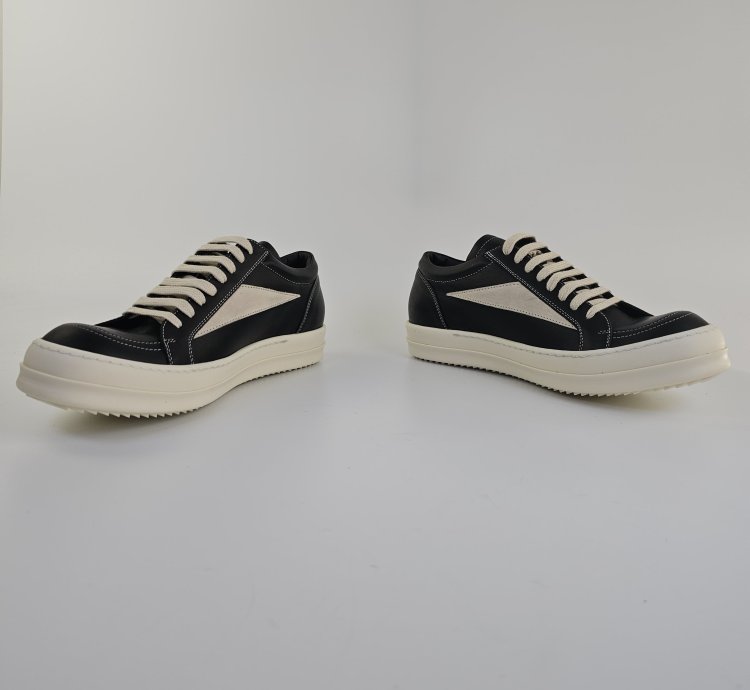 Rick Owens Vintage Porterville Black Sneakers New 42