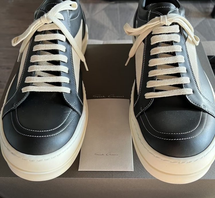 Rick Owens Vintage Sneak LPO black milk