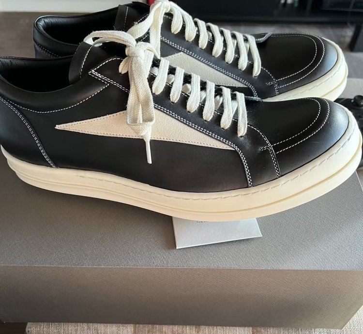 Rick Owens Vintage Sneak LPO black milk