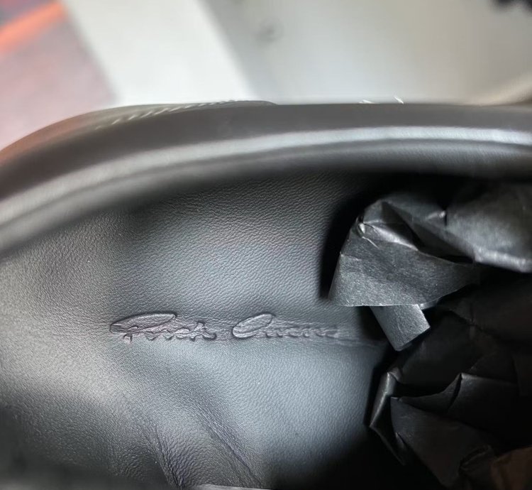 Rick Owens Vintage Sneak LPO black milk