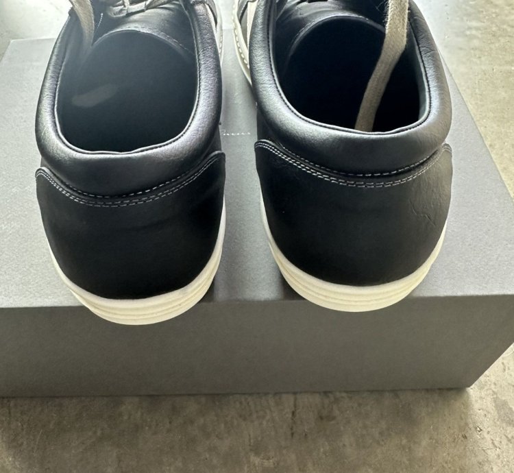Rick Owens Vintage Sneaker Black Leather Brand New