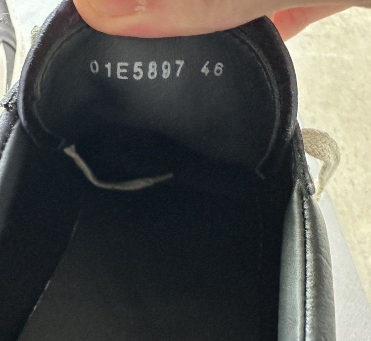 Rick Owens Vintage Sneaker Black Leather Brand New