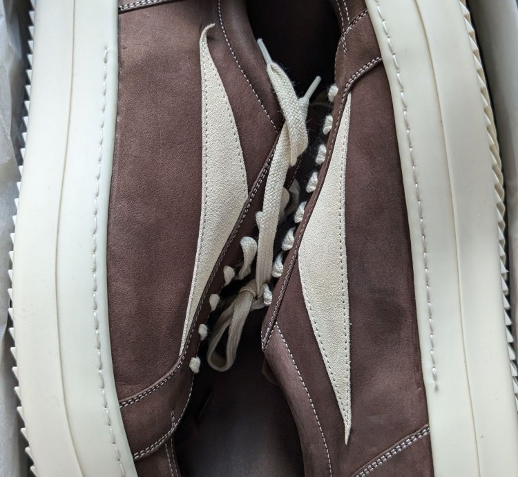 Rick Owens Vintage Sneakers Brown Milk