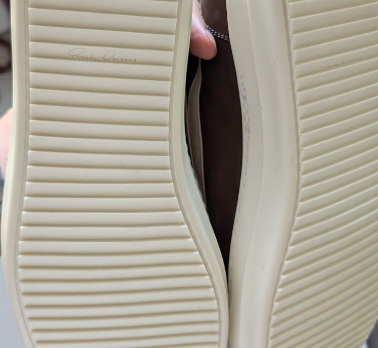 Rick Owens Vintage Sneakers Brown Milk
