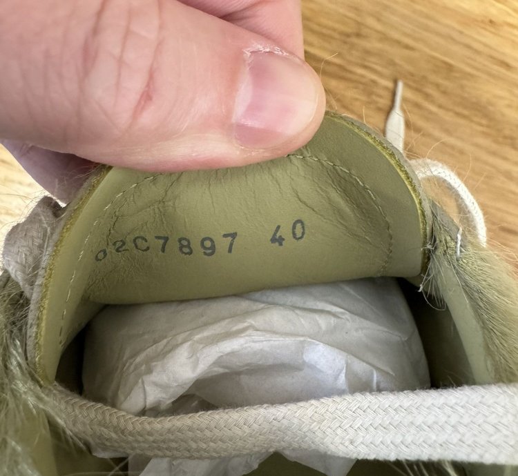 Rick Owens vintage sneakers dirty acid milk size 40
