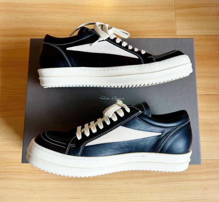 Rick Owens Vintage Sneakers Vans Size 40 Black