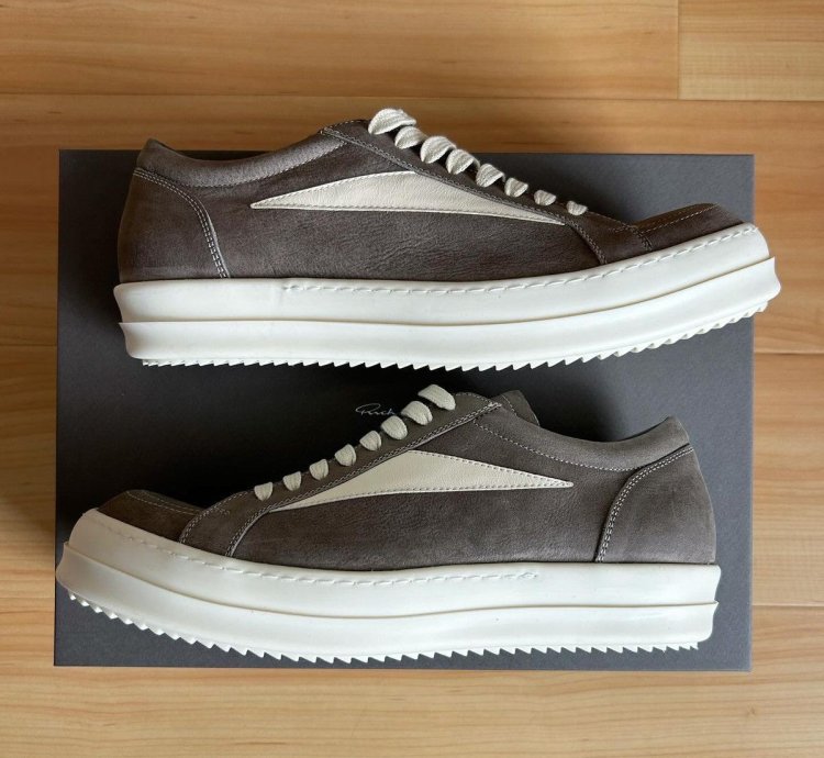 Rick Owens Vintage Sneakers Vans Size 42 Dust Milk