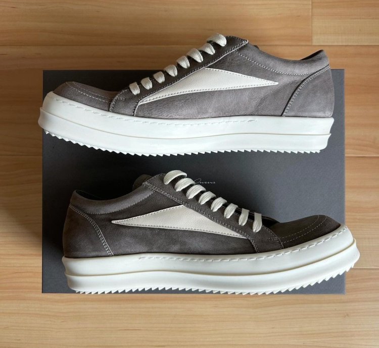 Rick Owens Vintage Sneakers Vans Size 42 Dust Milk