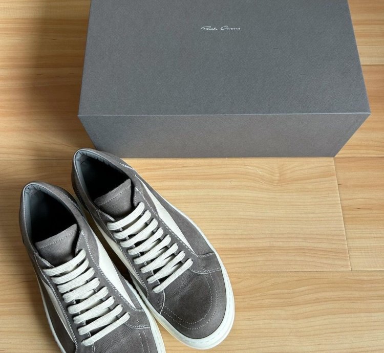 Rick Owens Vintage Sneakers Vans Size 42 Dust Milk