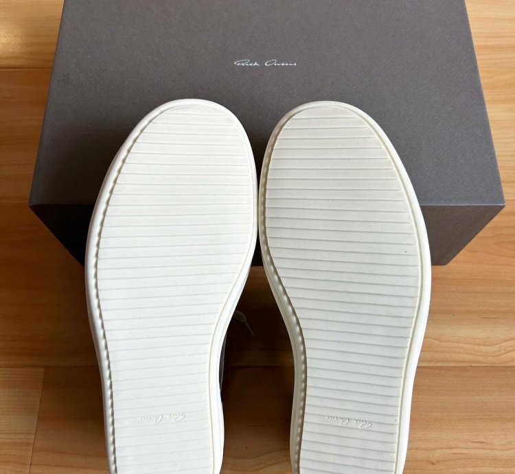 Rick Owens Vintage Sneakers Vans Size 42 Dust Milk