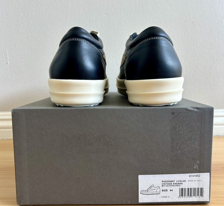 Rick Owens Vintage Sneakers Vans Size 44 Black