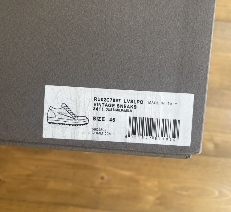 RICK OWENS VINTAGE SNEAKS