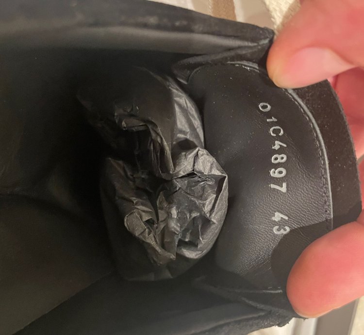 Rick Owens Vintage Sneaks Black Suede