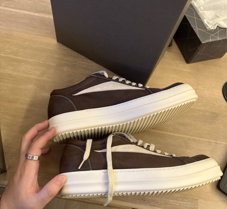Rick Owens vintage sneaks brown