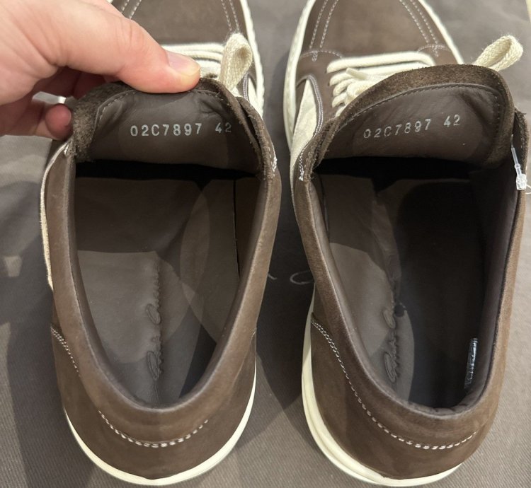 Rick Owens vintage sneaks brown