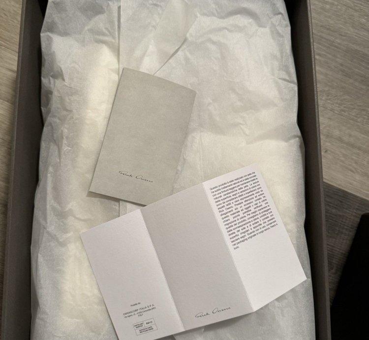 Rick Owens Vintage Sneaks Milk FW24