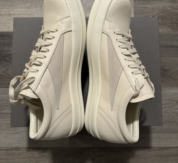 Rick Owens Vintage Sneaks Milk FW24