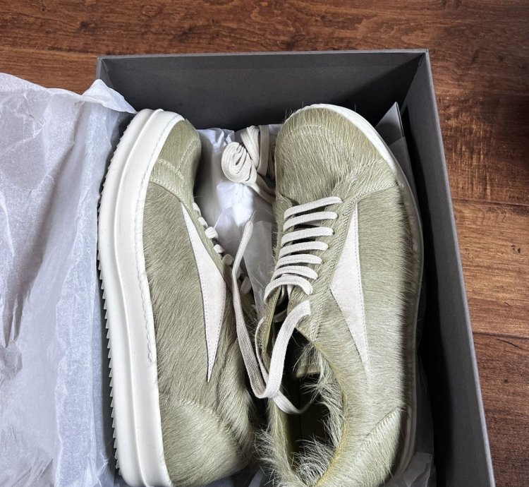 Rick Owens vintage sneaks pony hair