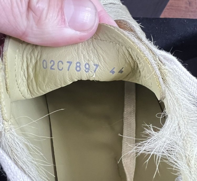 Rick Owens vintage sneaks pony hair