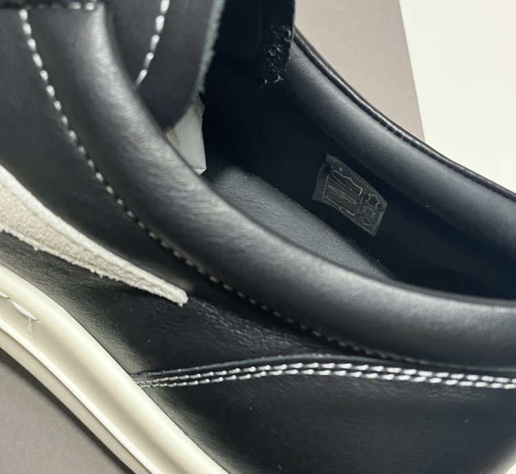 RICK OWENS Vintage Sneaks SS24 LIDO Leather Calf Velour Vans
