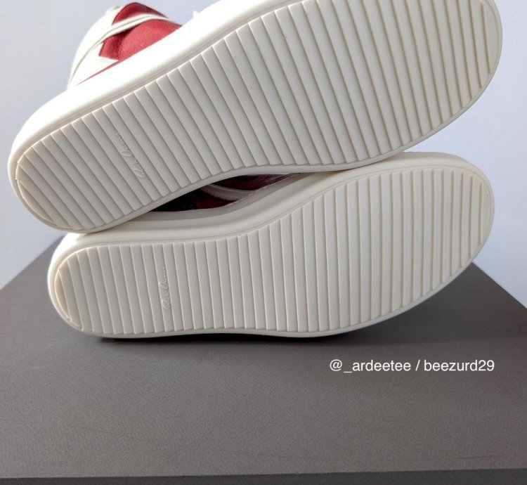 SAMPLE CARDINAL RED GEOBASKET SNEAKERS SS24 LIDO