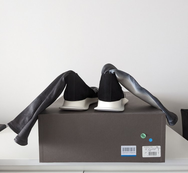 SAMPLE RICK OWENS GRADIENT SOCK RUNNER FW19 RARE