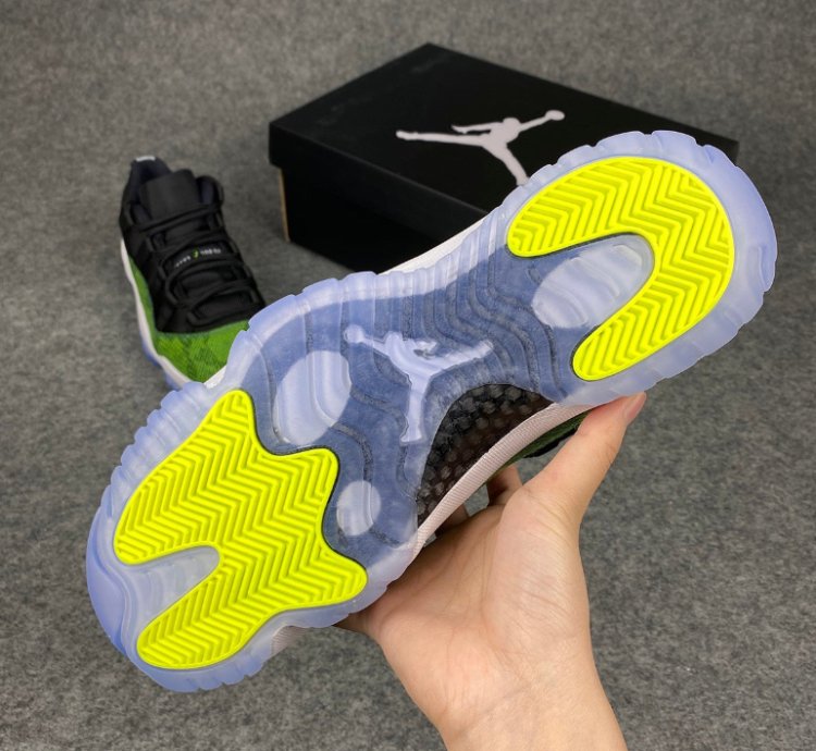 Nike Air Jordan 11 Retro Low Green Snakeskin