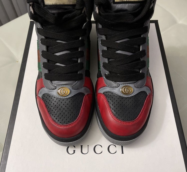 Screener Leather High-top Sneakers