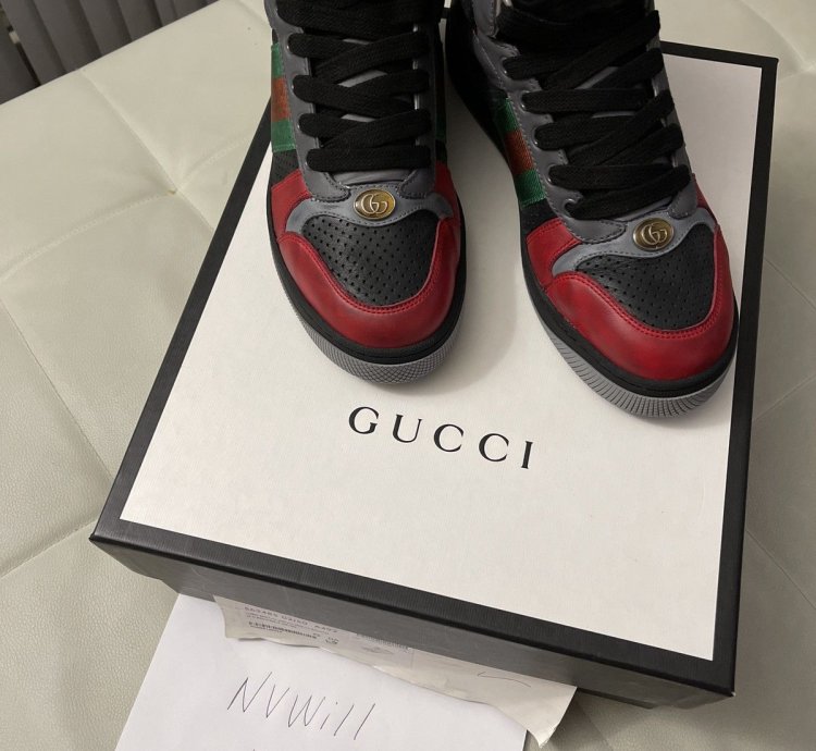 Screener Leather High-top Sneakers
