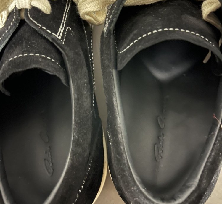 Self Ridges Exclusive Rick Owens Vintage low