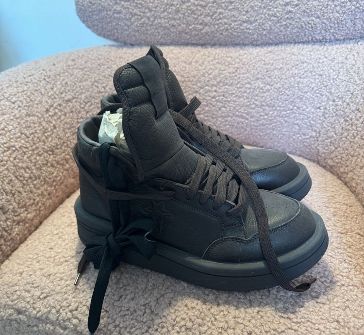 Size 10 Rick Owens Converse TURBOWPN Dark Dust