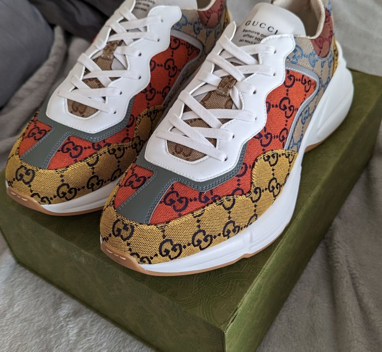 Size 13 5 Gucci multicolor rhyton sneakers