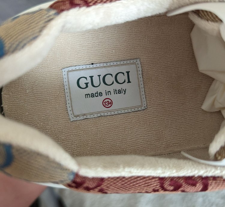 Size 13 5 Gucci multicolor rhyton sneakers
