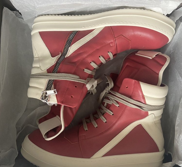 SS21 PHLEGETHON Geobasket Sneaker in Carnelian Milk