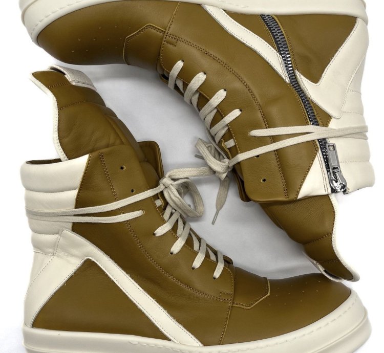 SS22 NEW Rick Owens Sulphate Geobasket Sneakers Fogachine