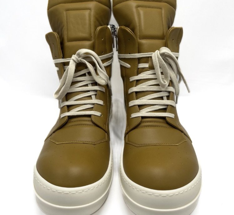 SS22 NEW Rick Owens Sulphate Geobasket Sneakers Fogachine