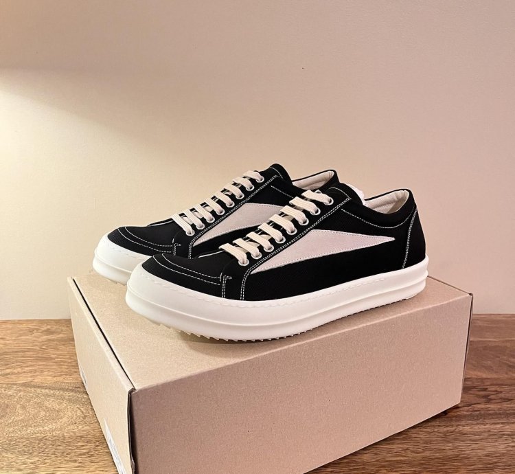 SS24 LIDO Rick Owens 22oz Denim Vans Vintage Low Sneakers