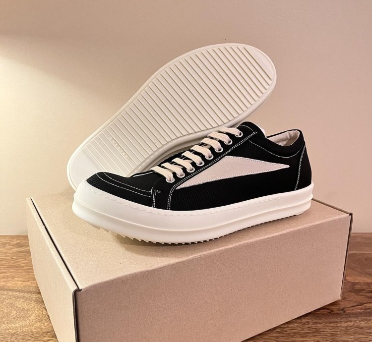 SS24 LIDO Rick Owens 22oz Denim Vans Vintage Low Sneakers