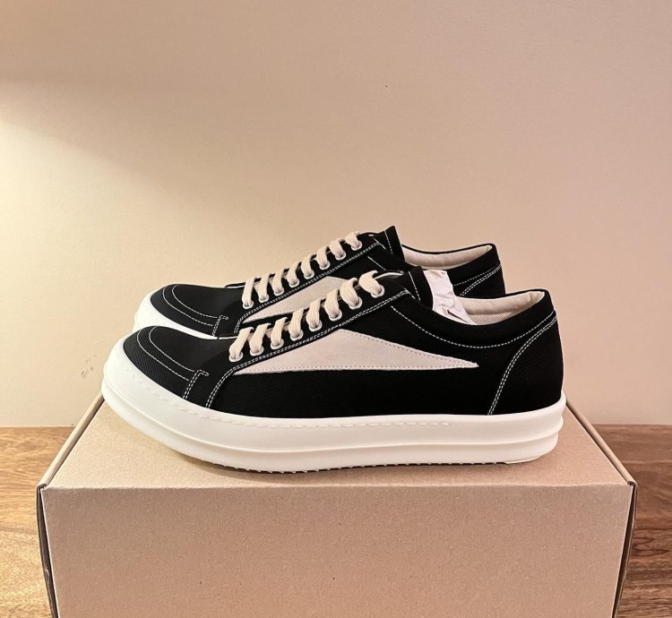 SS24 LIDO Rick Owens 22oz Denim Vans Vintage Low Sneakers