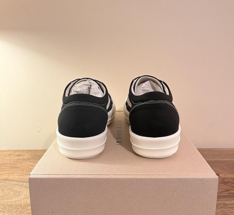 SS24 LIDO Rick Owens 22oz Denim Vans Vintage Low Sneakers