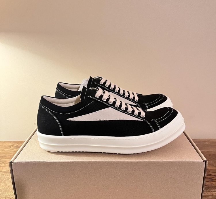 SS24 LIDO Rick Owens 22oz Denim Vans Vintage Low Sneakers
