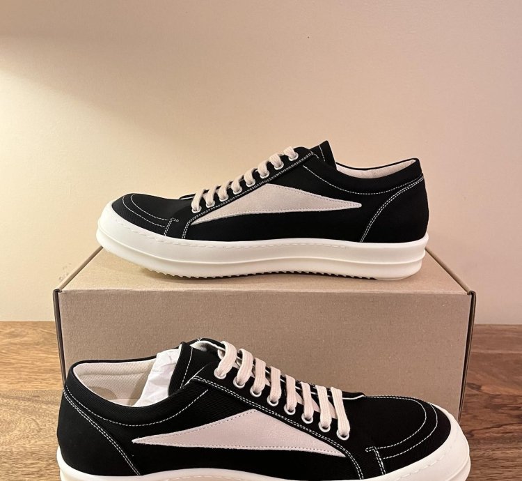 SS24 LIDO Rick Owens 22oz Denim Vans Vintage Low Sneakers